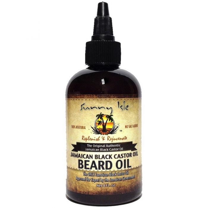 Sunny Isle Jamaican Black Castor Oil Beard Oil 4 oz