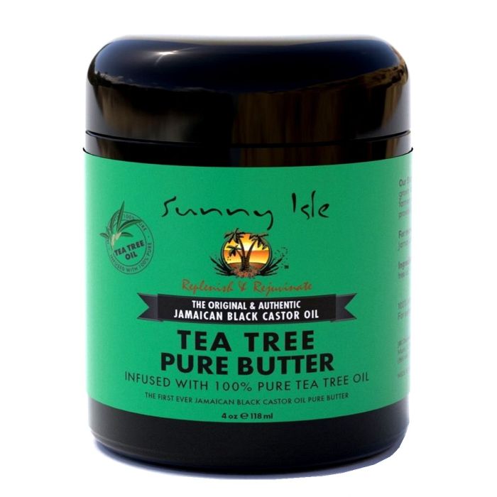 Sunny Isle Jamaican Black Castor Oil Tea Tree Pure Butter 4 oz