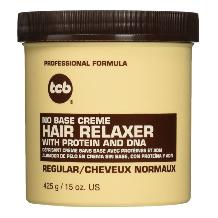 Tcb No Base Creme Hair Relaxer With Protein And DNA - Regular 15 oz
