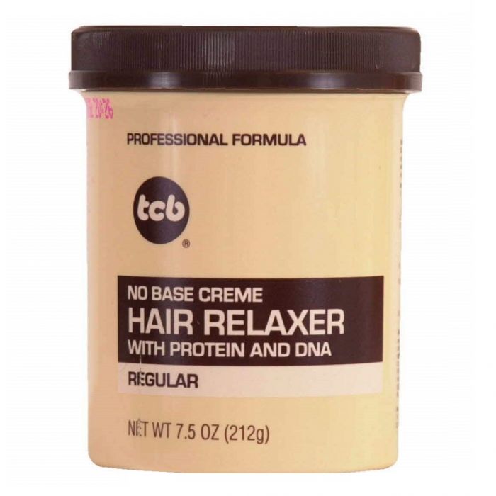 Tcb No Base Creme Hair Relaxer With Protein And DNA - Regular 7.5 oz