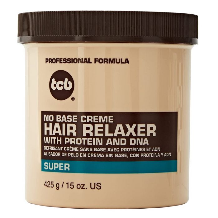 Tcb No Base Hair Relaxer With Protein And DNA - Super 15 oz
