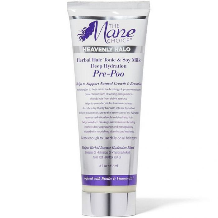 The Mane Choice Heavenly Halo Herbal Hair Tonic & Soy Milk Deep Hydration Pre-Poo 8 oz