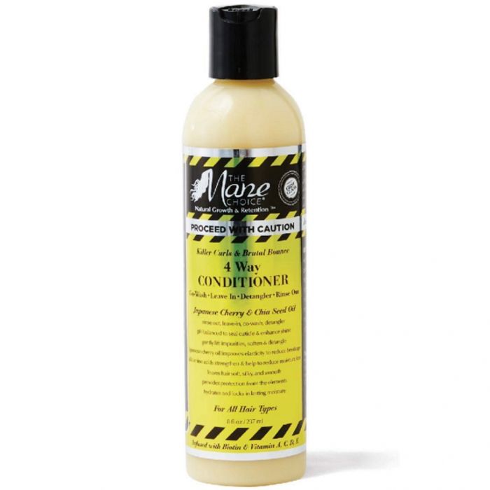 The Mane Choice Proceed With Caution Killer Curls & Brutal Bounce 4 Way Conditioner 8 oz