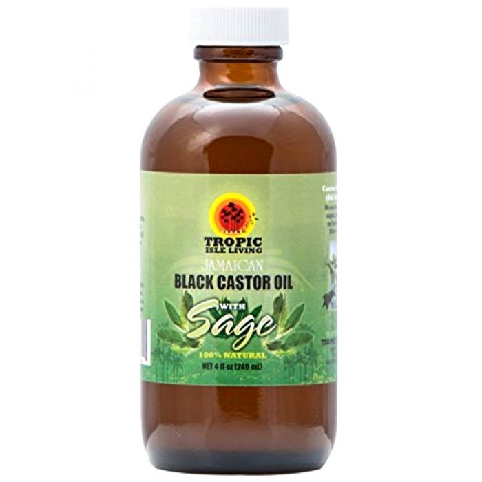 Tropic Isle Living Sage Jamaican Black Castor Oil 4 oz