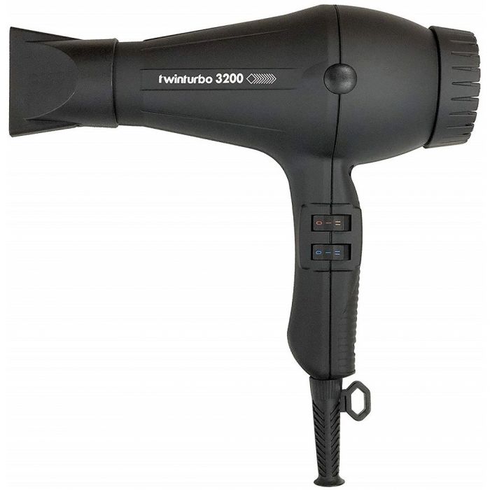 Turbo Power TwinTurbo 3200+ Professional Hair Dryer - Matte Black #324M