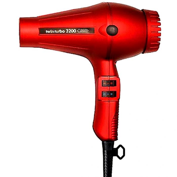 Turbo Power TwinTurbo 3200 Professional Hair Dryer Red #324R