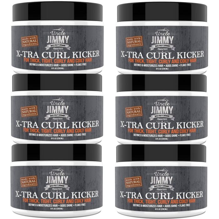 Uncle Jimmy X-Tra Curl Kicker 8 oz [6 Pack]