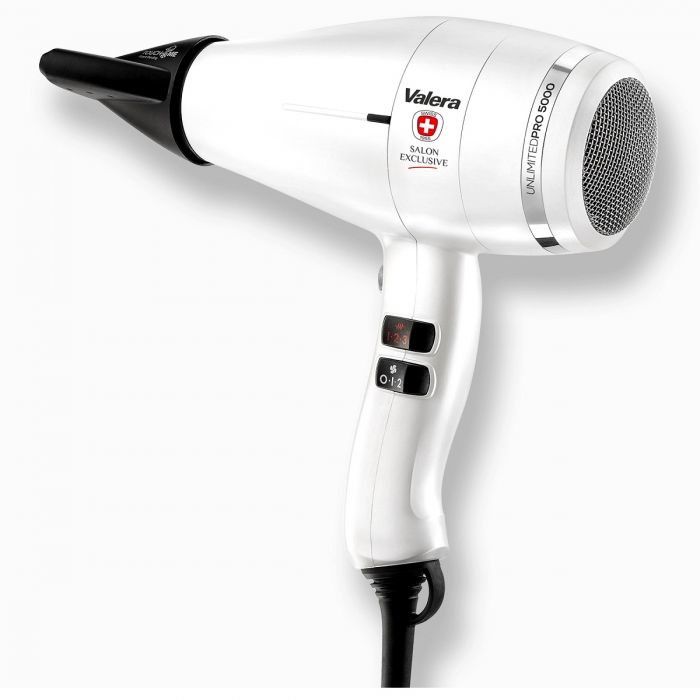 Valera Unlimited Pro 5000 Hairdryer - Pearl White #UP 5.0 RC PW
