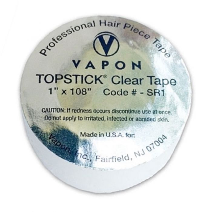 Vapon Topstick Clear Tape Roll (1" x 108") #SR1