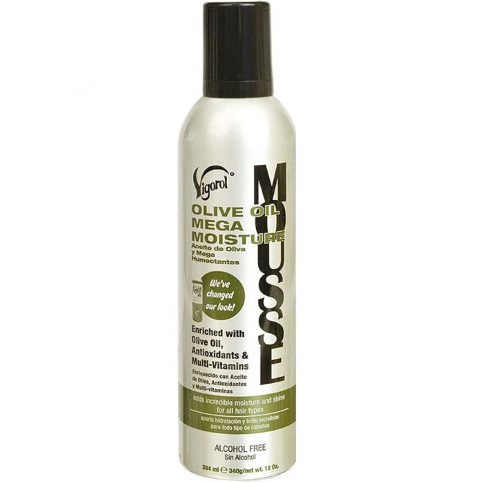 Vigorol Olive Oil Mega Moisture Mousse 12 oz