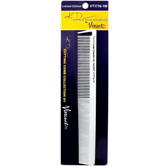 Vincent Ceramic Hook Cutting Comb 8 1/2" #VT1716-1W