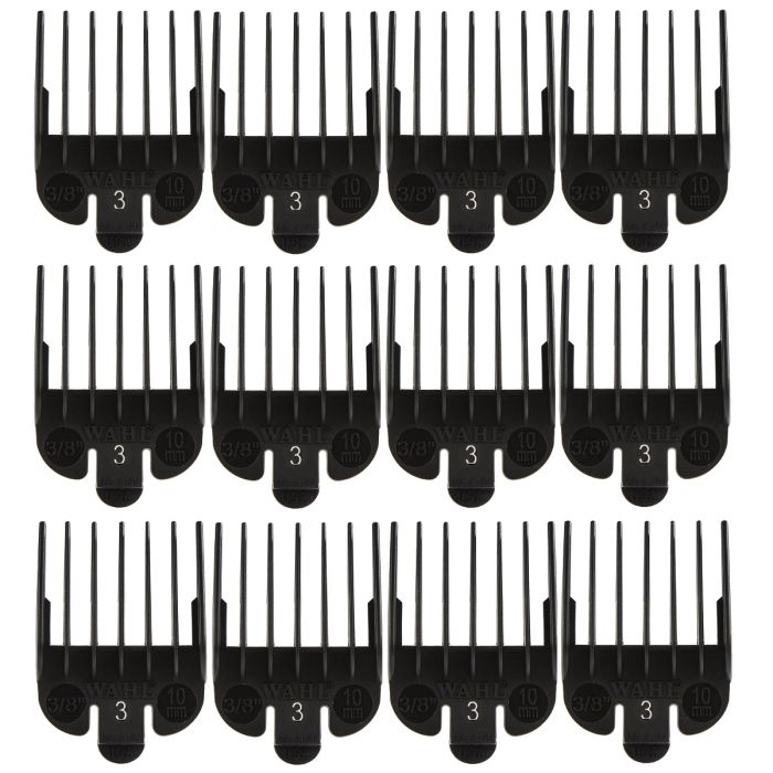 Wahl Clipper Guide Black [#3] - 3/8" #3134-001 [12 Pack]