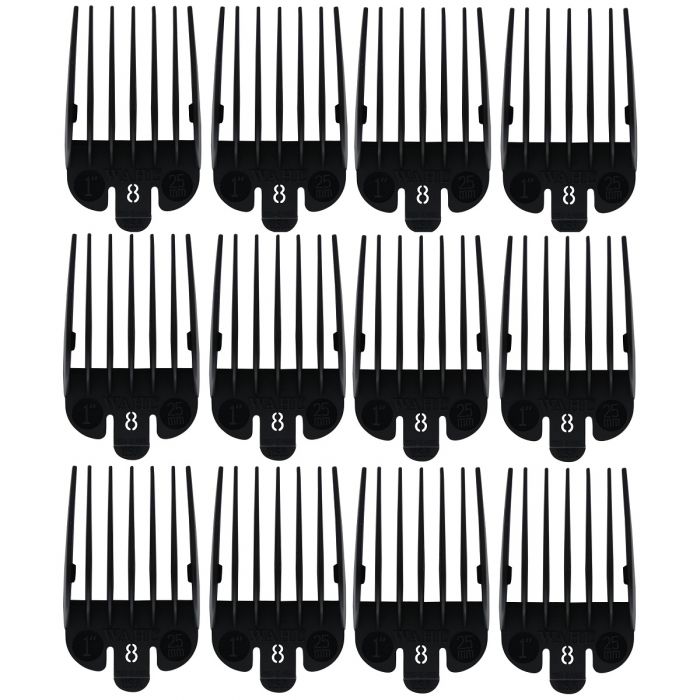 Wahl Clipper Guide Black [#8] - 1" #3150-001 - 12 Pack