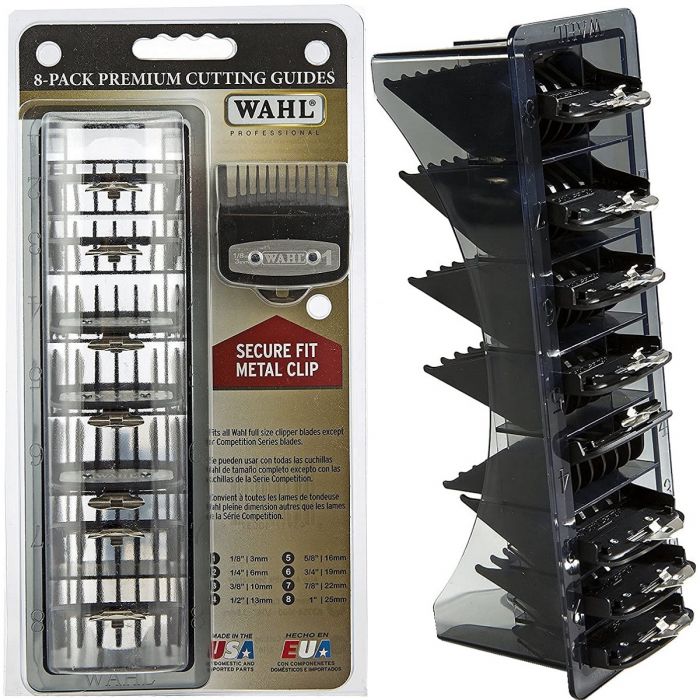 Wahl Premium Cutting Guides - 8 Guides with Organizer #3171-500
