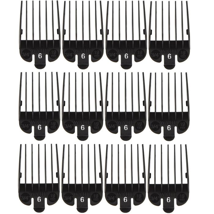 Wahl Clipper Guide Black [#6] - 3/4" #3174-001 [12 Pack]