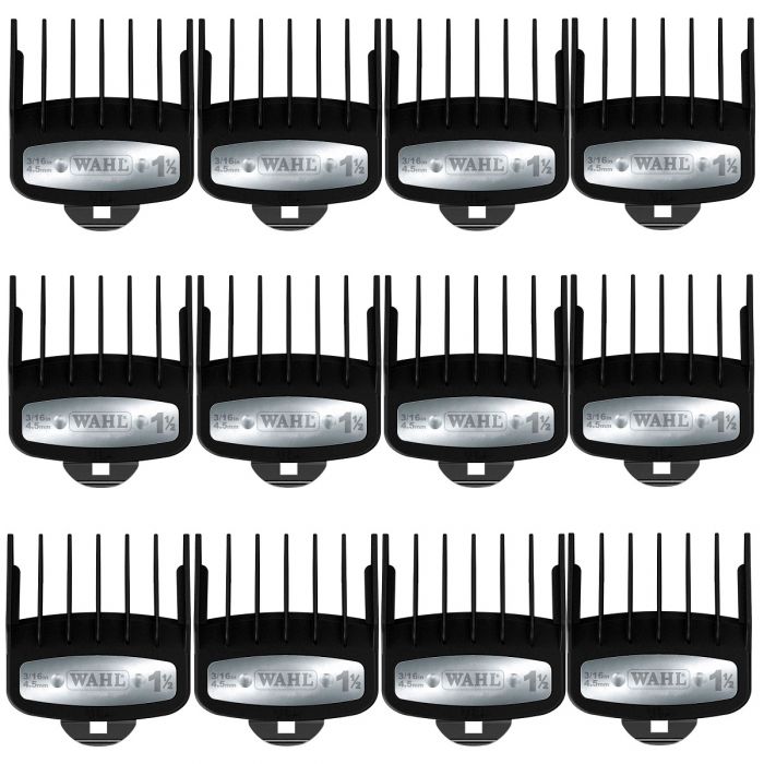 Wahl Premium Cutting Guide Comb with Metal Clip [#1 1/2] - 3/16" #3354-1100 [12 Pack]