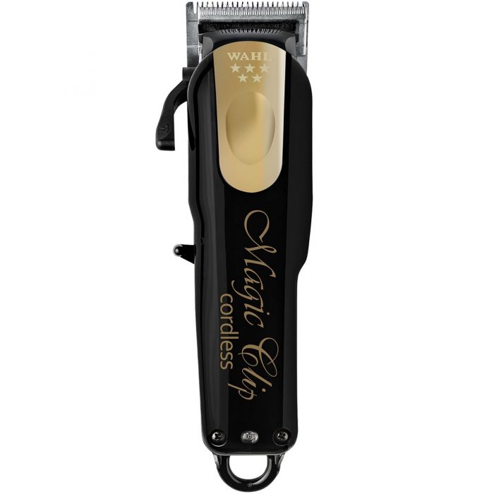 Wahl 5 Star Limited Edition Black & Gold Cordless Magic Clip Clipper #8148-100 (Dual Voltage)