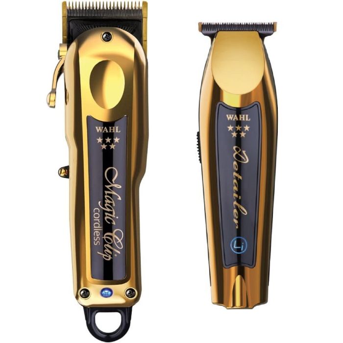 Wahl 5 Star Gold Cordless Magic Clip Clipper & Detailer Li Trimmer [DUO]