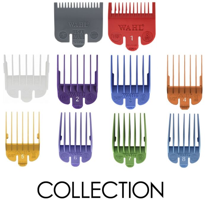 Wahl Color-Coded Clipper Guides [COLLECTION]