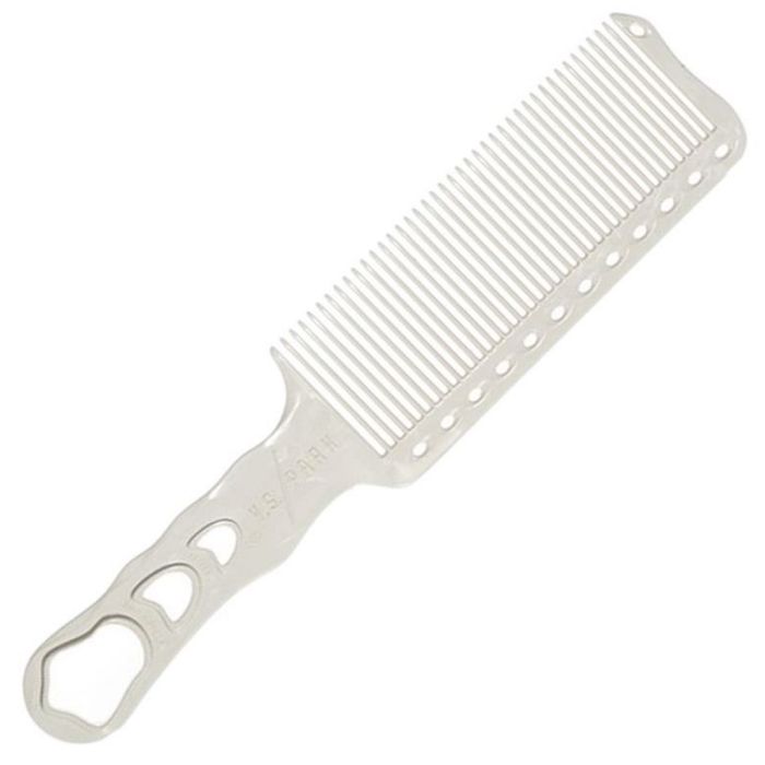 YS Park Flattop Comb 9.4" - White #YS-282