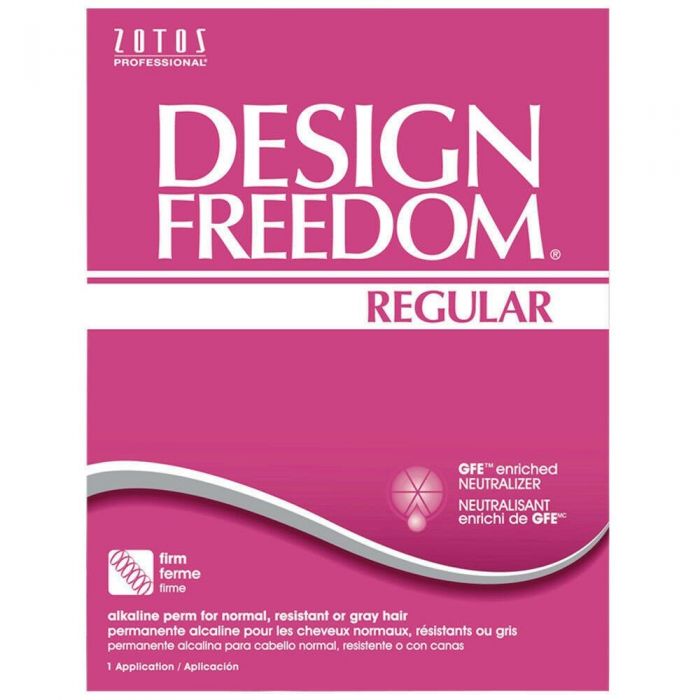 Zotos Design Freedom Regular Alkaline Perm for Normal, Resistant or Gray Hair (Firm) - 1 Application