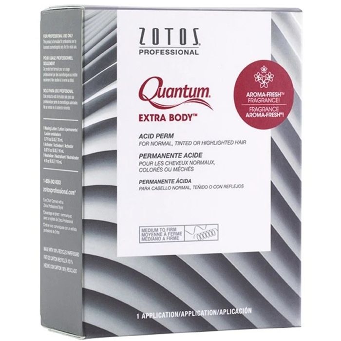 Zotos Quantum Extra Body Acid Perm for Normal or Tinted Hair (Medium to Firm) - 1 Application
