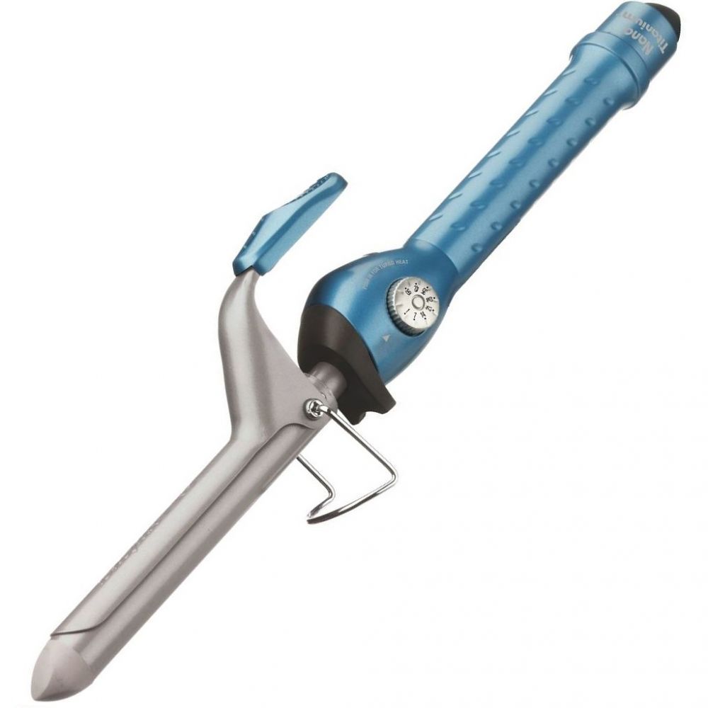 BaByliss Pro Nano Titanium Spring Curling Iron 1" BABNT100SN