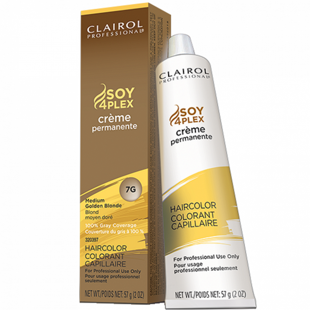 Clairol Soy 4 Plex Creme Permanente Hair Color 2 oz