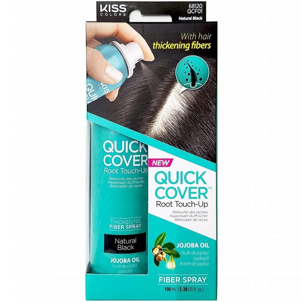 Kiss Colors Quick Cover Root TouchUp Fiber Spray 3.38 oz