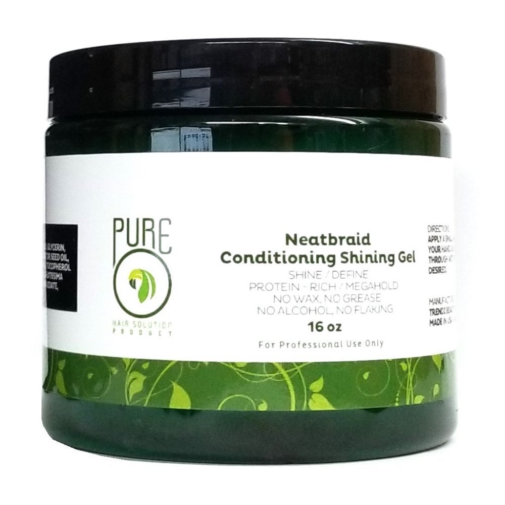 Pure O Natural Neat Braid Conditioning Shining Gel 16 oz