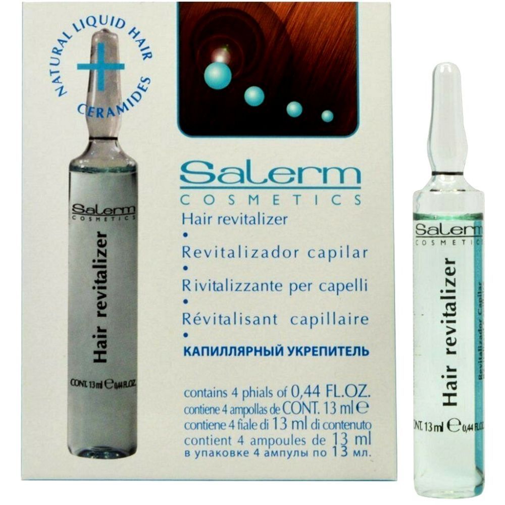 Salerm Hair Revitalizer Amples 0.44 oz 4 Vials
