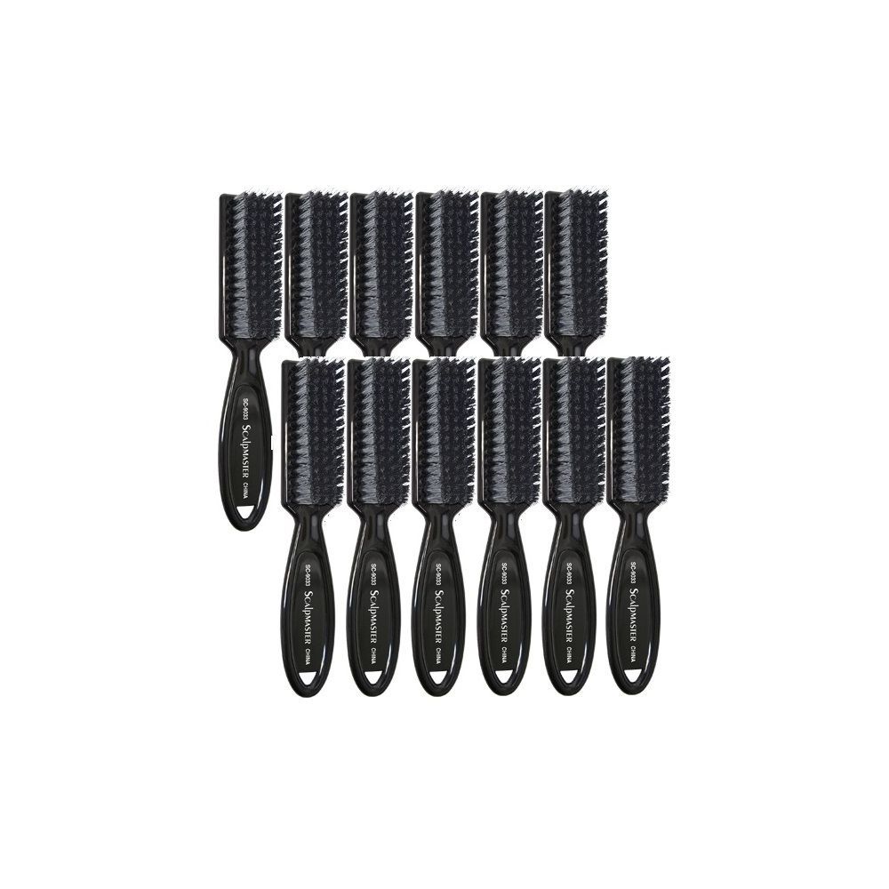 Scalpmaster Soft Bristle Clipper Cleaning Brush SC9033 12 Pack