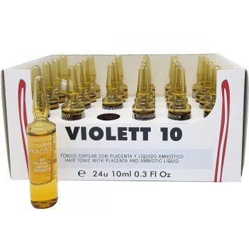 Alcantara Violett 10 Hair Tonic with Placenta and Amniotic Liquid Amples 0.3 oz - 24 Vials
