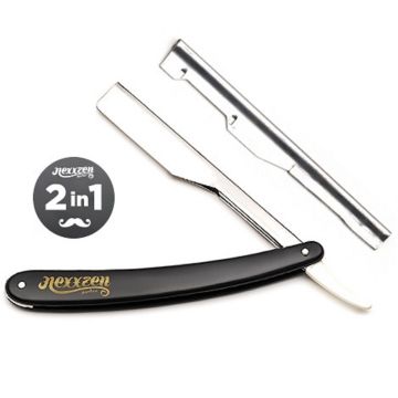 Nexxzen 2 IN 1 Razor with Extra Expose Blade Holder Black #NZR010-BK