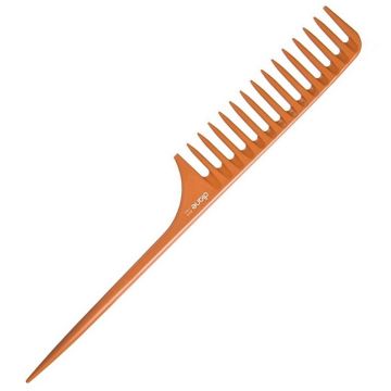 Diane Wide Tooth Rat Tail Comb 11-1/2" - Bone #D39