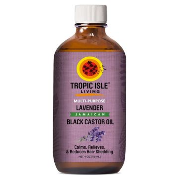 Tropic Isle Living Lavender Jamaican Black Castor Oil 4 oz