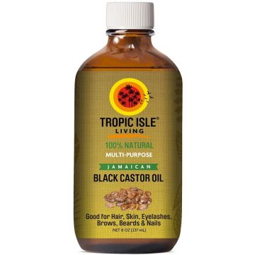 Tropic Isle Living Jamaican Black Castor Oil 8 oz