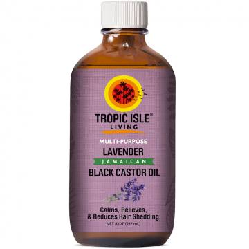 Tropic Isle Living Lavender Jamaican Black Castor Oil 8 oz