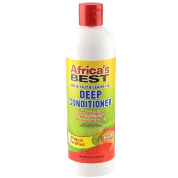 Africa's Best Rinse-Out & Leave-In Deep Conditioner 12 oz