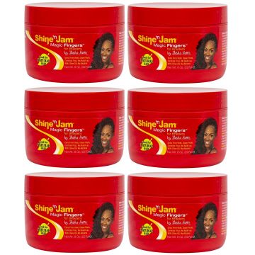 Ampro Shine 'n Jam Magic Fingers For Braiders 8 oz - 6 Pack