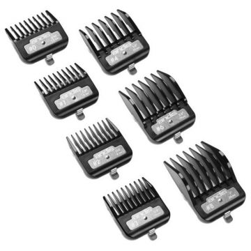 Andis BG Series Premium Metal Clip 7 Pcs Comb Set #33640