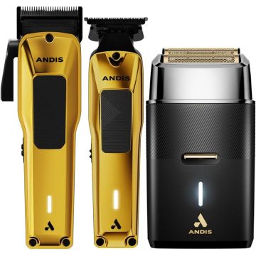 Andis Phenom Cord/Cordless Clipper, Trimmer & ProFoil Plus II Shaver [TRIO]
