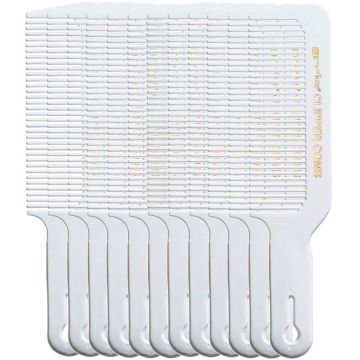 Andis Clipper Comb - White #562802 [12 Pack]