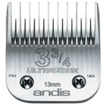 Andis UltraEdge Detachable Blade [#3 3/4 Skip Tooth] - 1/2" #64133
