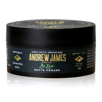 Andrew James Matte Pomade - Be Easy 2.75 oz