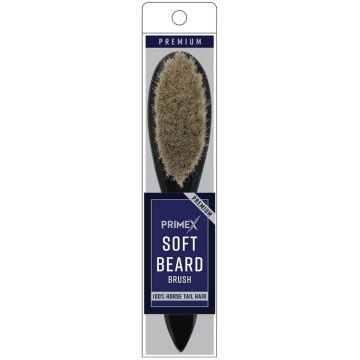 Annie PrimeX Premium Horsehair Wooden Beard Brush Soft #2871