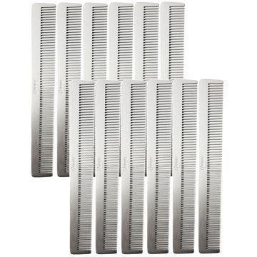 Annie Aluminum Barber Comb - 7.5" #323 [12 Pack]