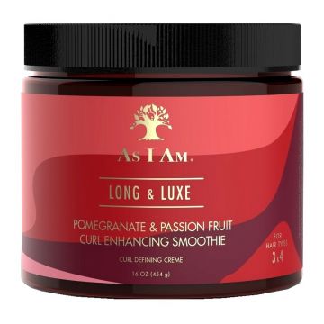 As I Am Long and Luxe Pomegranate & Passion Fruit Curl Enhancing Smoothie 16 oz