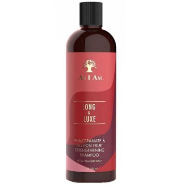 As I Am Long and Luxe Pomegranate & Passion Fruit Strengthening Shampoo 12 oz