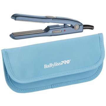 BaByliss Pro Nano Titanium Mini Straightener with Travel Pouch - 1/2" #BNTBG3050UC (Dual Voltage)